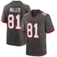 Game Men's Ryan Miller Tampa Bay Buccaneers Pewter Alternate Jersey