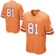 Game Orange Men's Ryan Miller Tampa Bay Buccaneers Alternate Jersey