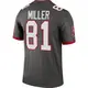 Legend Men's Ryan Miller Tampa Bay Buccaneers Pewter Alternate Jersey