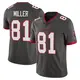 Limited Youth Ryan Miller Tampa Bay Buccaneers Pewter Alternate Vapor Jersey